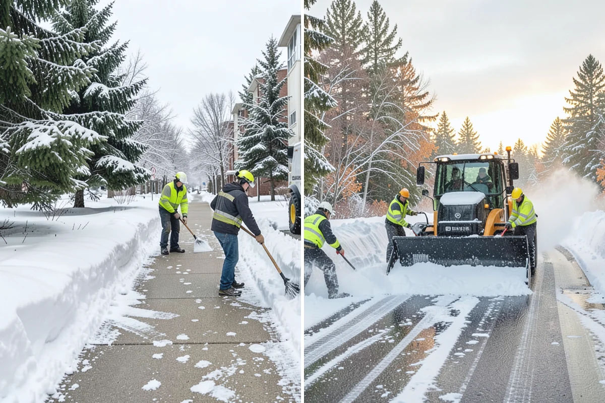 Snow Blowing Services in Redmond, King County, WA - We assess the surface area and snow density