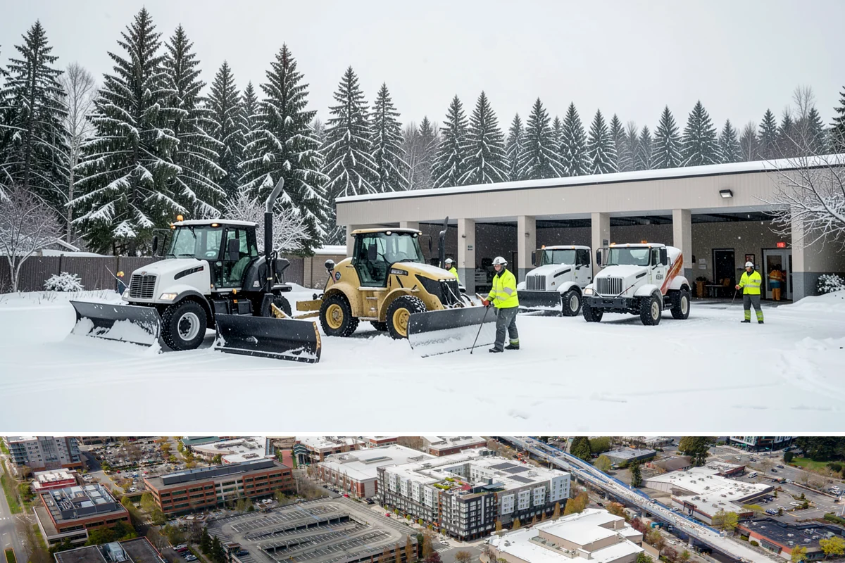 Snow Blowing Services in Redmond, King County, WA - Reserve snow-blowing service before winter so wide surfaces are handled from the first heavy storm.