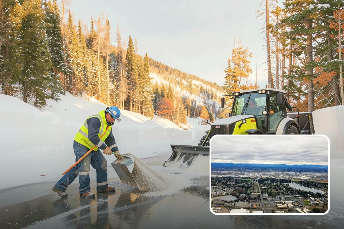 Snow Blowing Services in SeaTac, King County, WA - Clears long drives and wide walks quickly