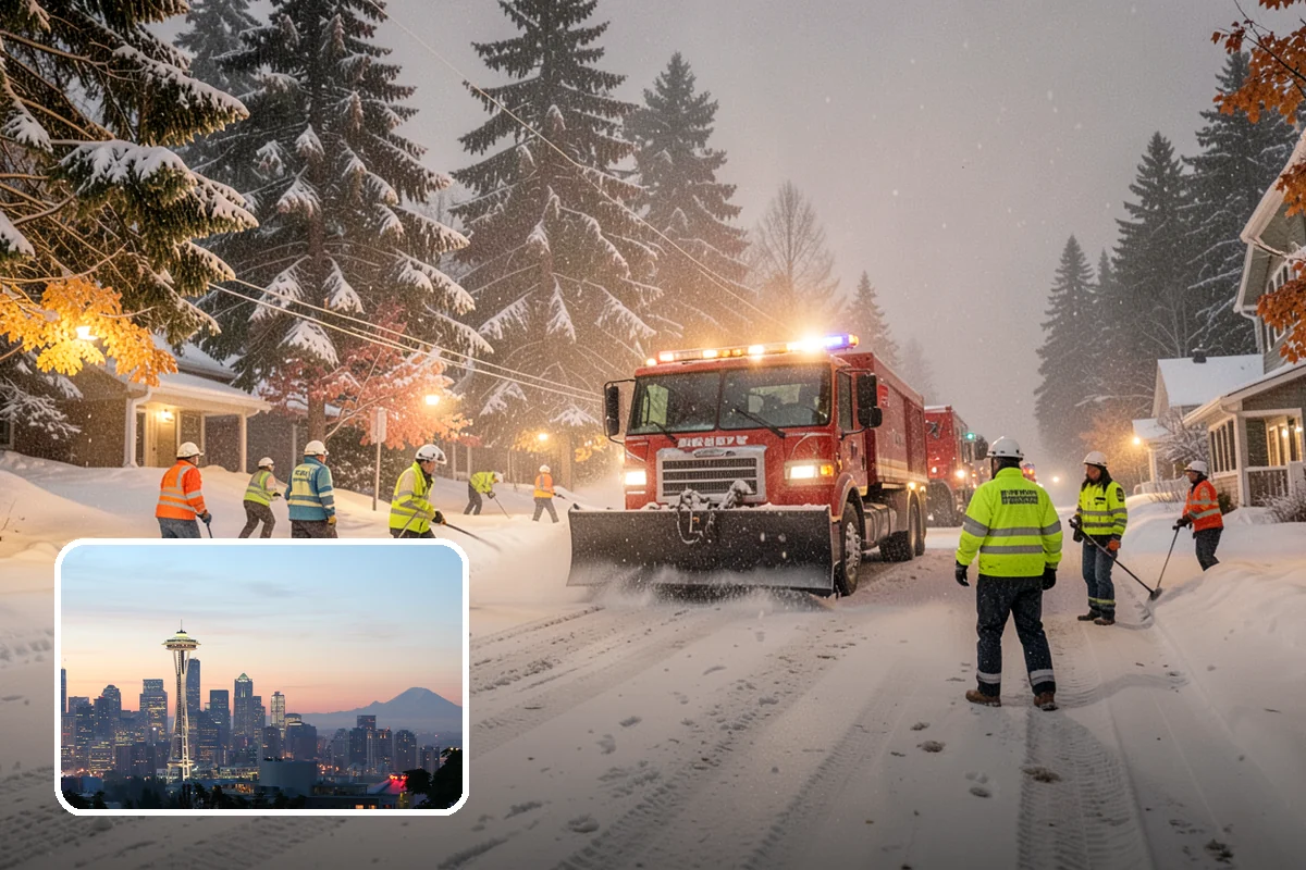 Snow Blowing Services in Seattle, King County, WA - Clears long drives and wide walks quickly