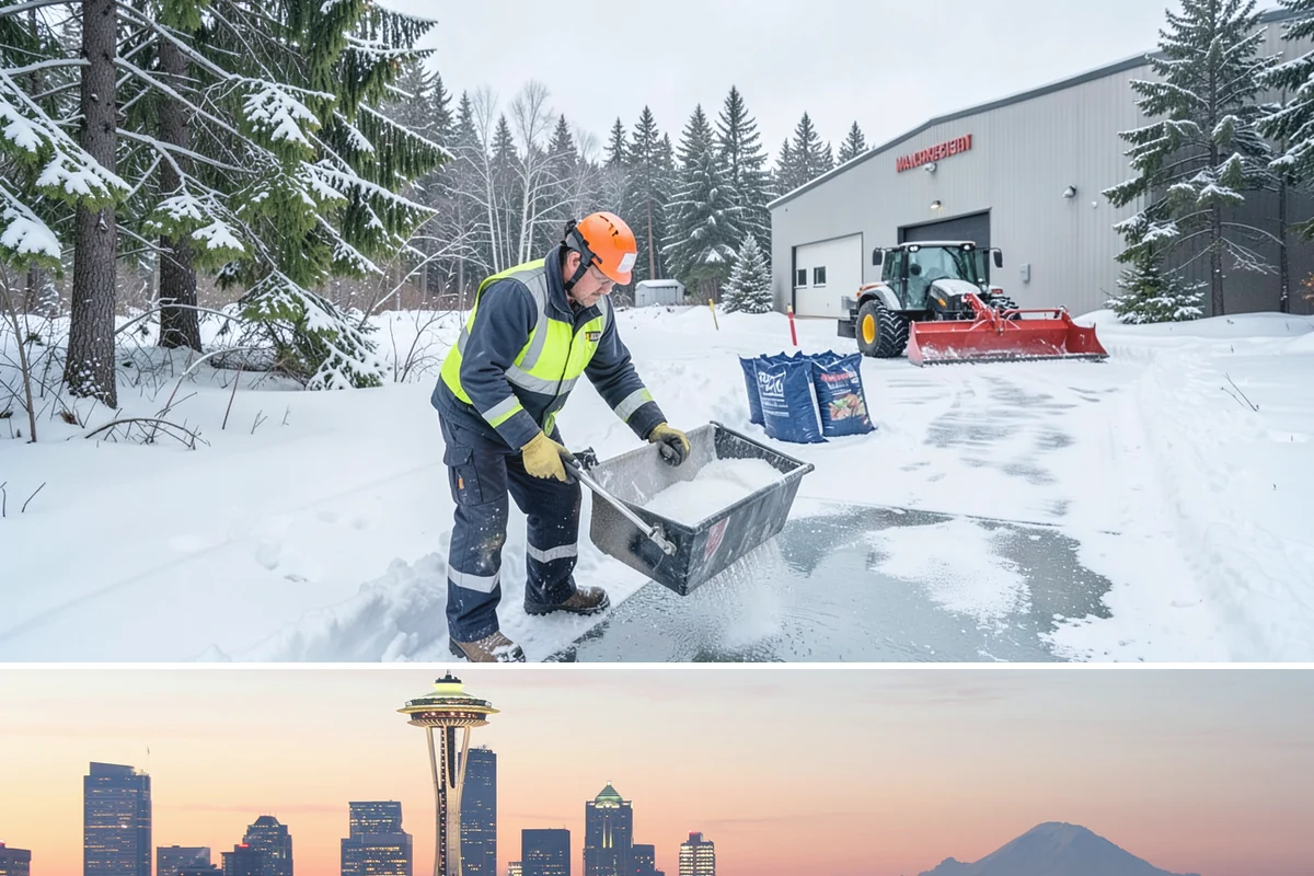 Snow Blowing Services in Seattle, King County, WA - Reserve snow-blowing service before winter so wide surfaces are handled from the first heavy storm.