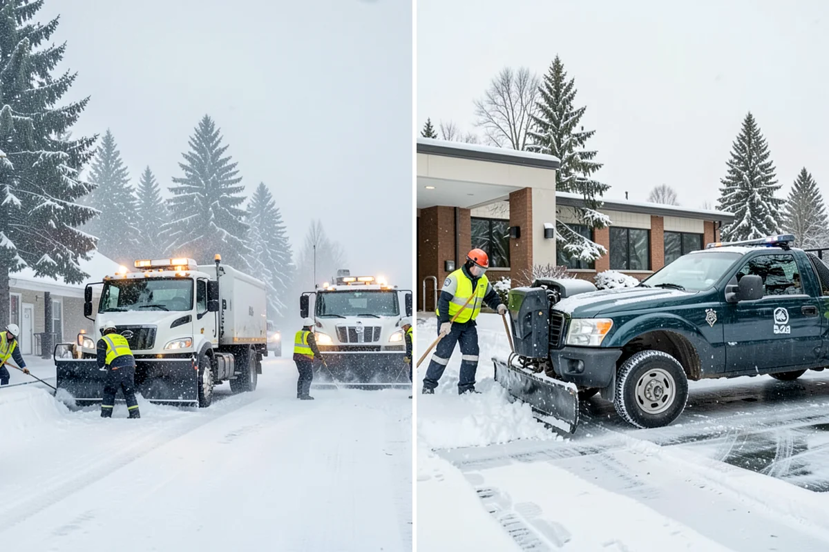 Snow Blowing Services in Sedro-Woolley, Skagit County, WA - We assess the surface area and snow density