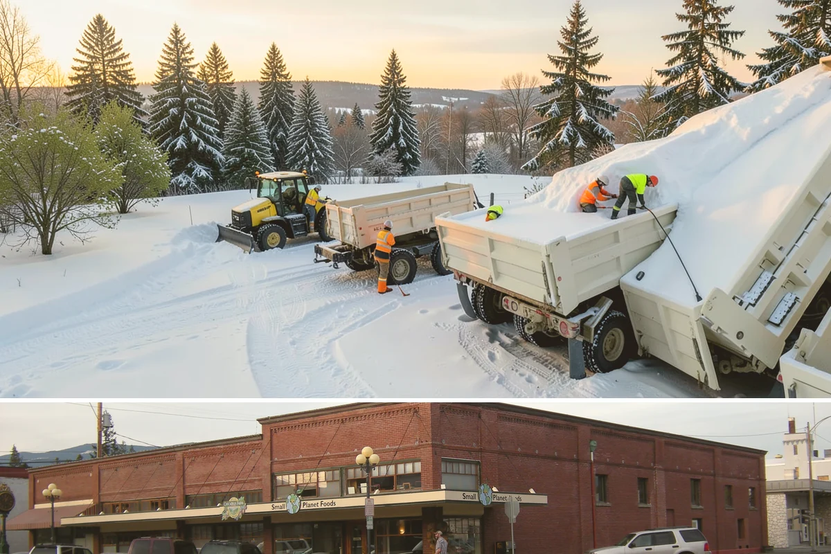 Snow Blowing Services in Sedro-Woolley, Skagit County, WA - Reserve snow-blowing service before winter so wide surfaces are handled from the first heavy storm.