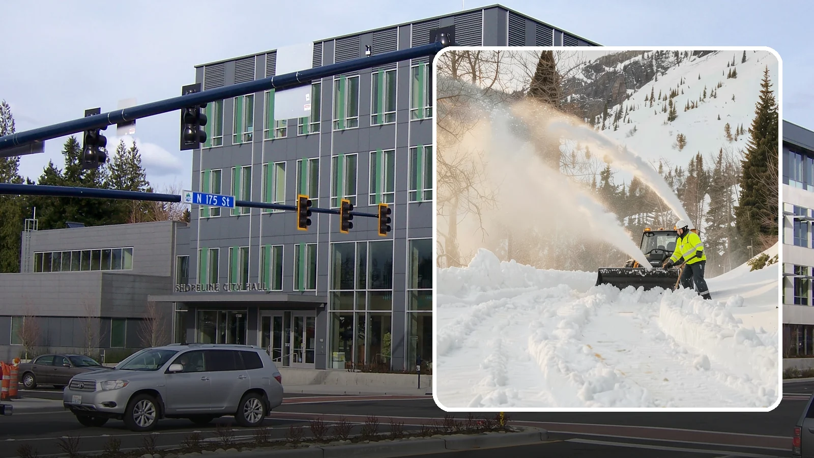 Snow Blowing Services in Shoreline, King County, WA - We use snow blowers to clear larger residential surfaces quickly when accumulation piles up.