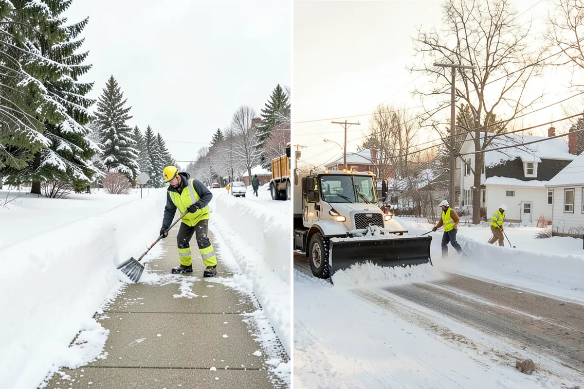 Snow Blowing Services in Shoreline, King County, WA - We assess the surface area and snow density
