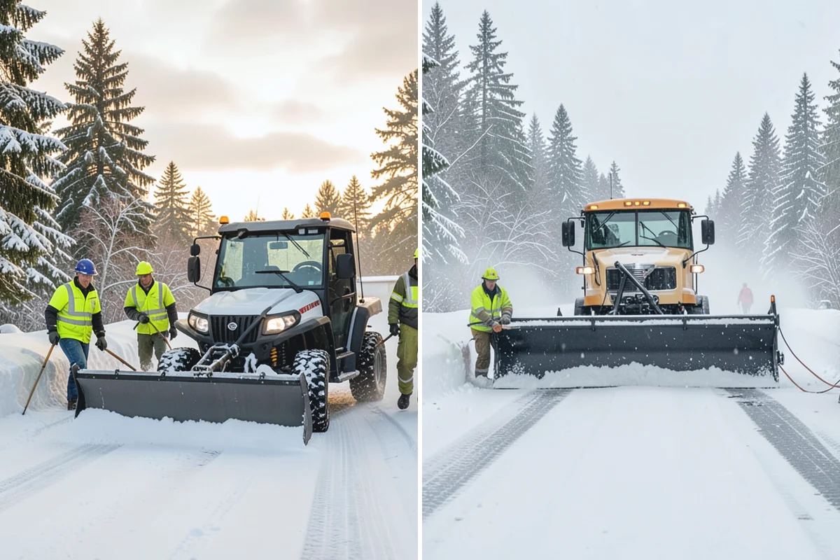 Snow Blowing Services in Skykomish, King County, WA - We assess the surface area and snow density