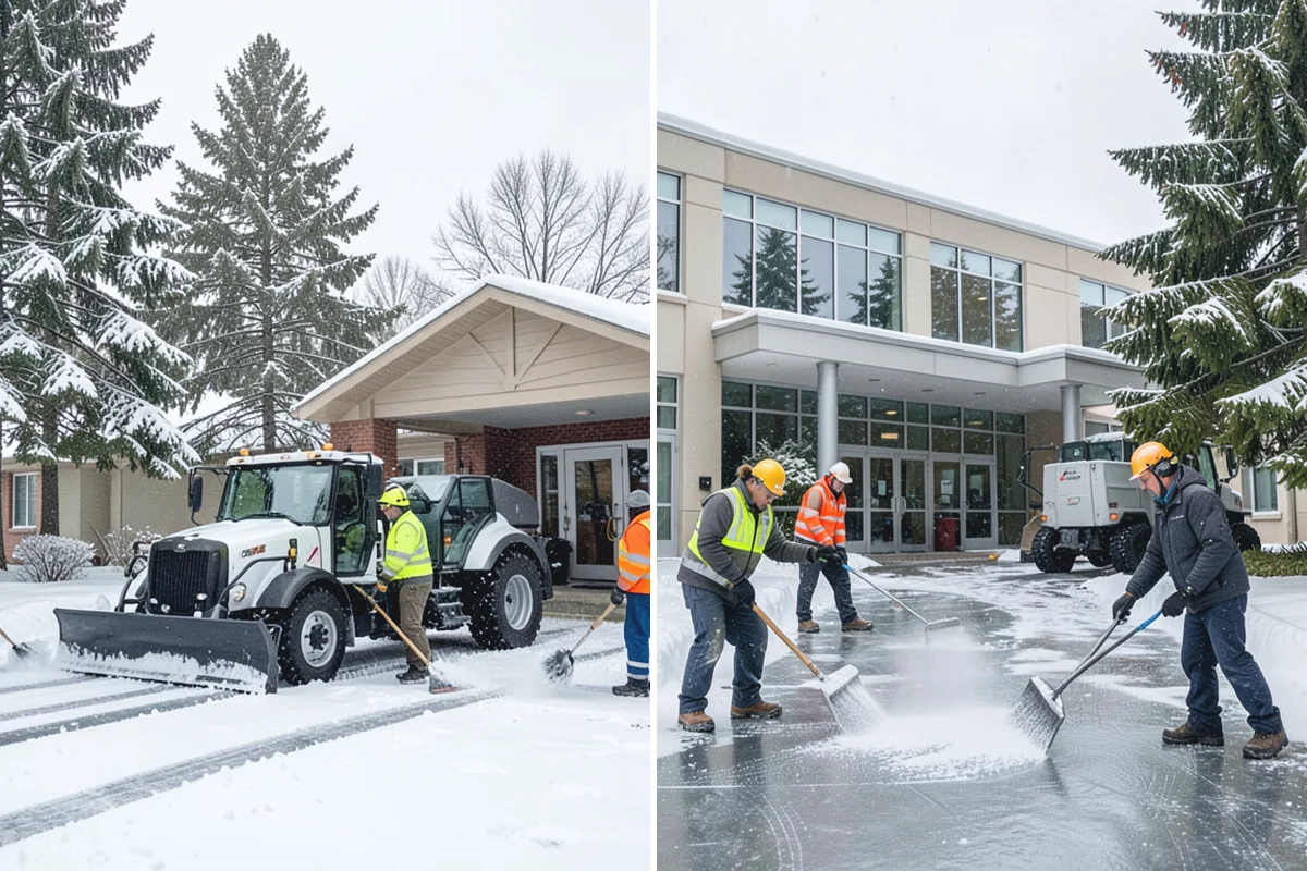 Snow Blowing Services in South Prairie, Pierce County, WA - We assess the surface area and snow density