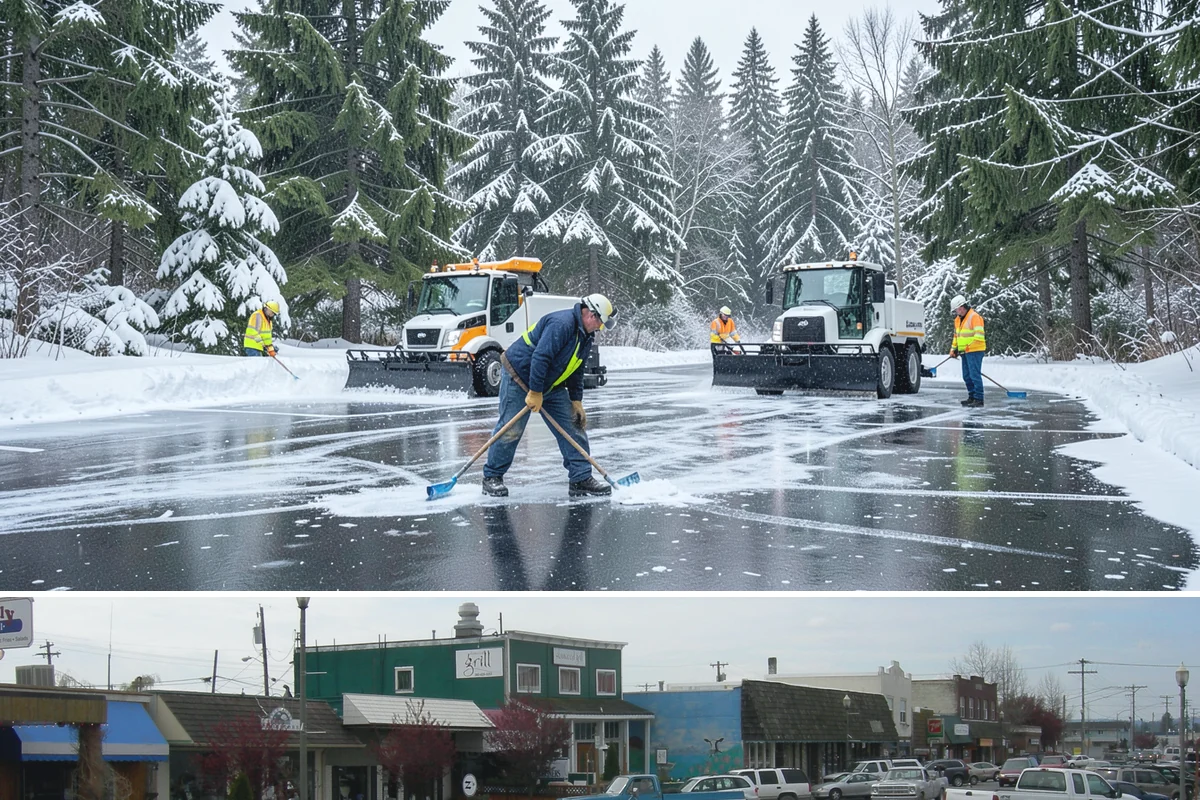 Snow Blowing Services in Stanwood, Snohomish County, WA - Reserve snow-blowing service before winter so wide surfaces are handled from the first heavy storm.