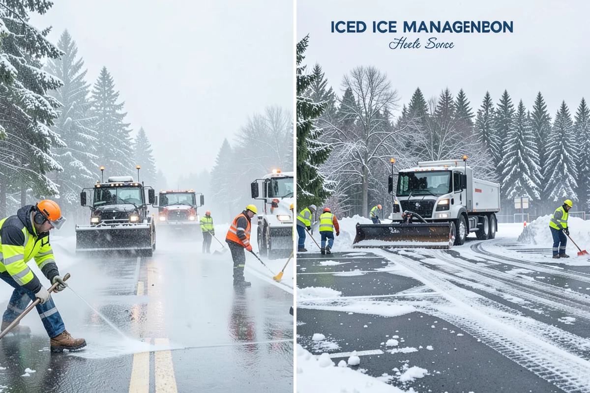 Snow Blowing Services in Sumner, Pierce County, WA - We assess the surface area and snow density