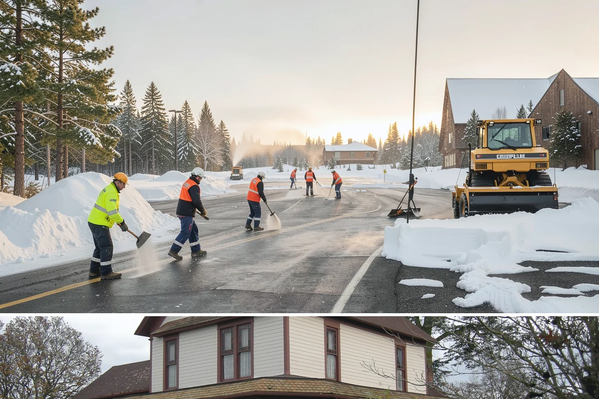 Snow Blowing Services in Sumner, Pierce County, WA - Reserve snow-blowing service before winter so wide surfaces are handled from the first heavy storm.