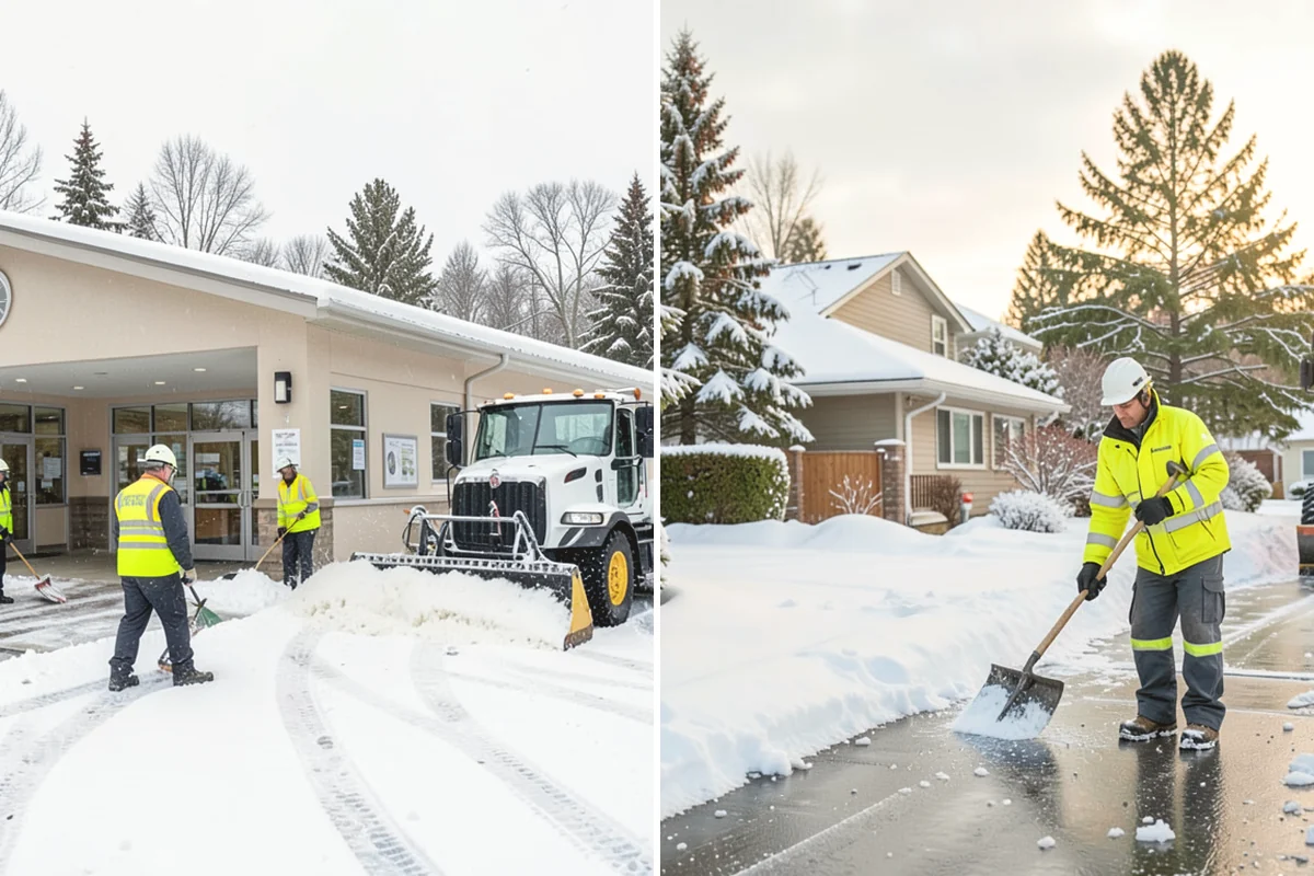 Snow Blowing Services in Tacoma, Pierce County, WA - We assess the surface area and snow density