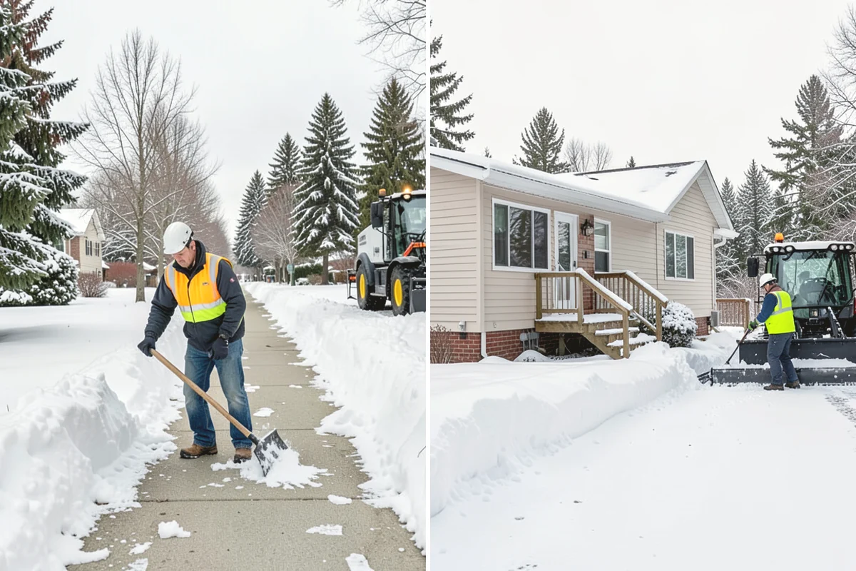 Snow Blowing Services in Tukwila, King County, WA - We assess the surface area and snow density
