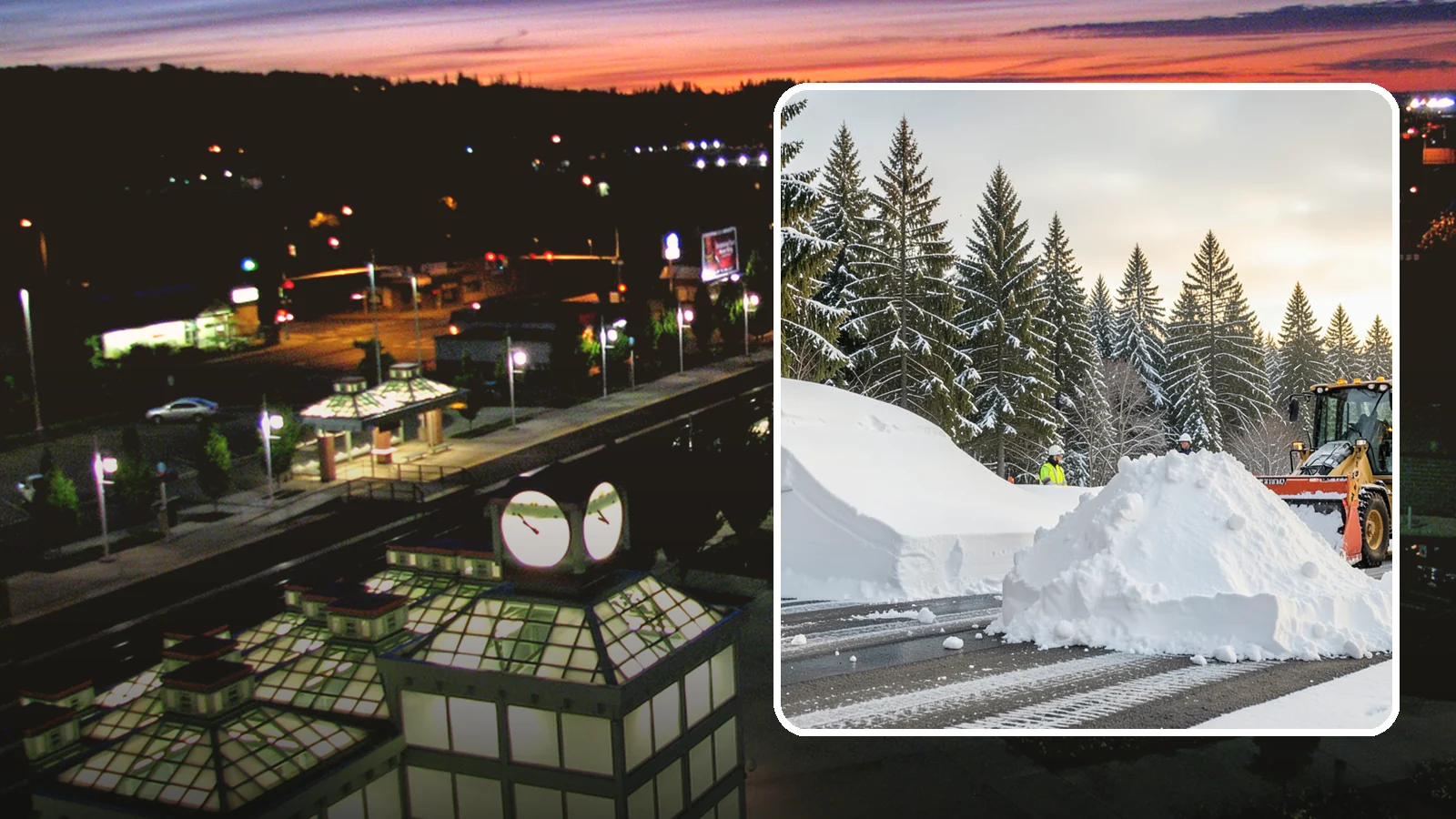 Snow Containment in Auburn, King County, WA - We contain snow within designated zones so it stays out of traffic areas and drains where intended.