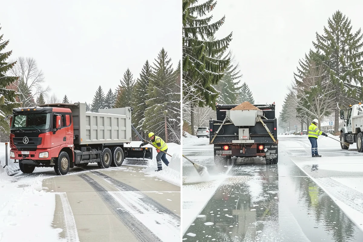 Snow Containment in Burlington, Skagit County, WA - Map the site and pick containment zones