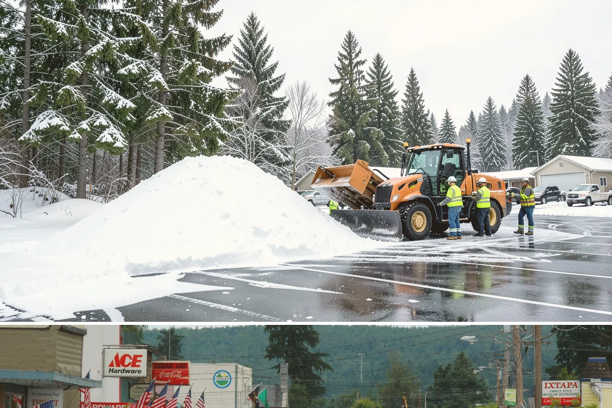 Snow Containment in Carnation, King County, WA - Snow containment is planned before winter and maintained through every storm so a property stays predictably clear all season.