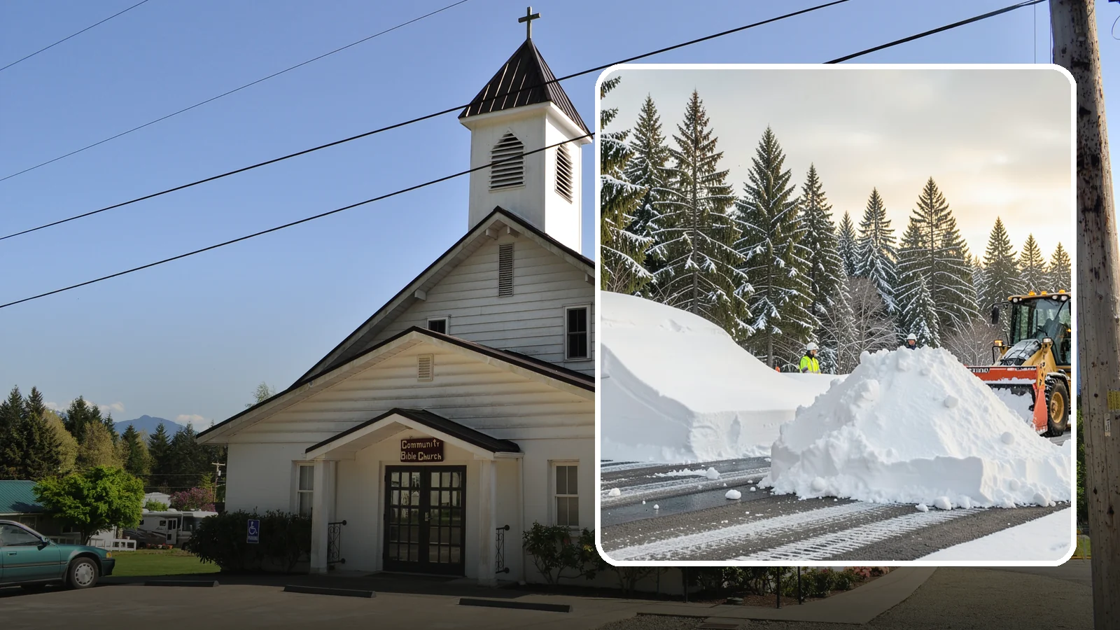 Snow Containment in Concrete, Skagit County, WA - We contain snow within designated zones so it stays out of traffic areas and drains where intended.