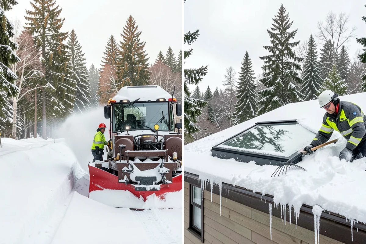 Snow Containment in Concrete, Skagit County, WA - Map the site and pick containment zones