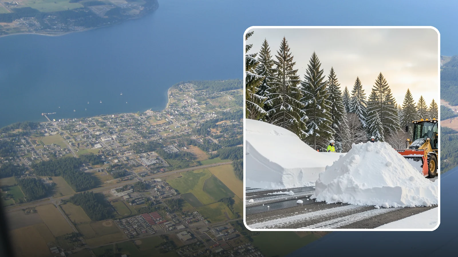 Snow Containment in Coupeville, Island County, WA - We contain snow within designated zones so it stays out of traffic areas and drains where intended.