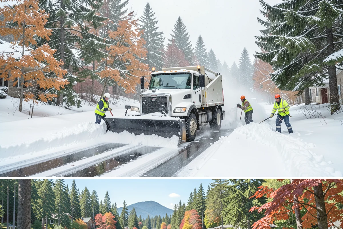 Snow Containment in Covington, King County, WA - Snow containment is planned before winter and maintained through every storm so a property stays predictably clear all season.