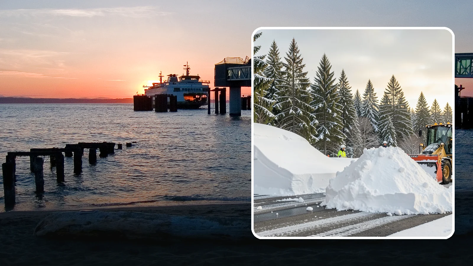 Snow Containment in Edmonds, Snohomish County, WA - We contain snow within designated zones so it stays out of traffic areas and drains where intended.
