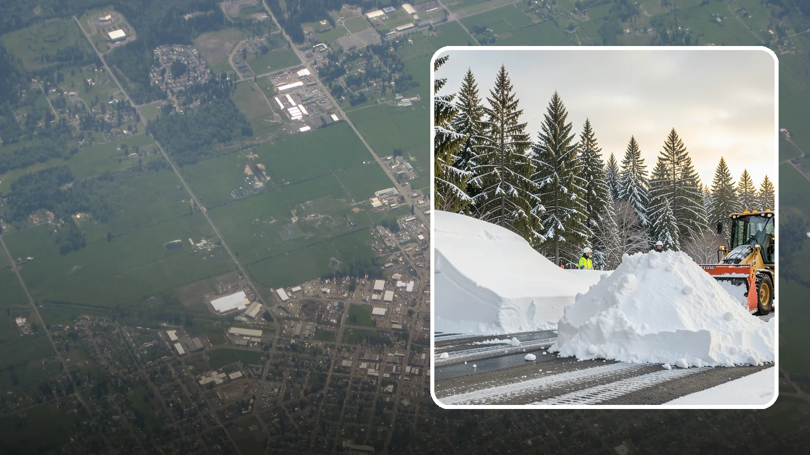 Snow Containment in Enumclaw, King County, WA - We contain snow within designated zones so it stays out of traffic areas and drains where intended.