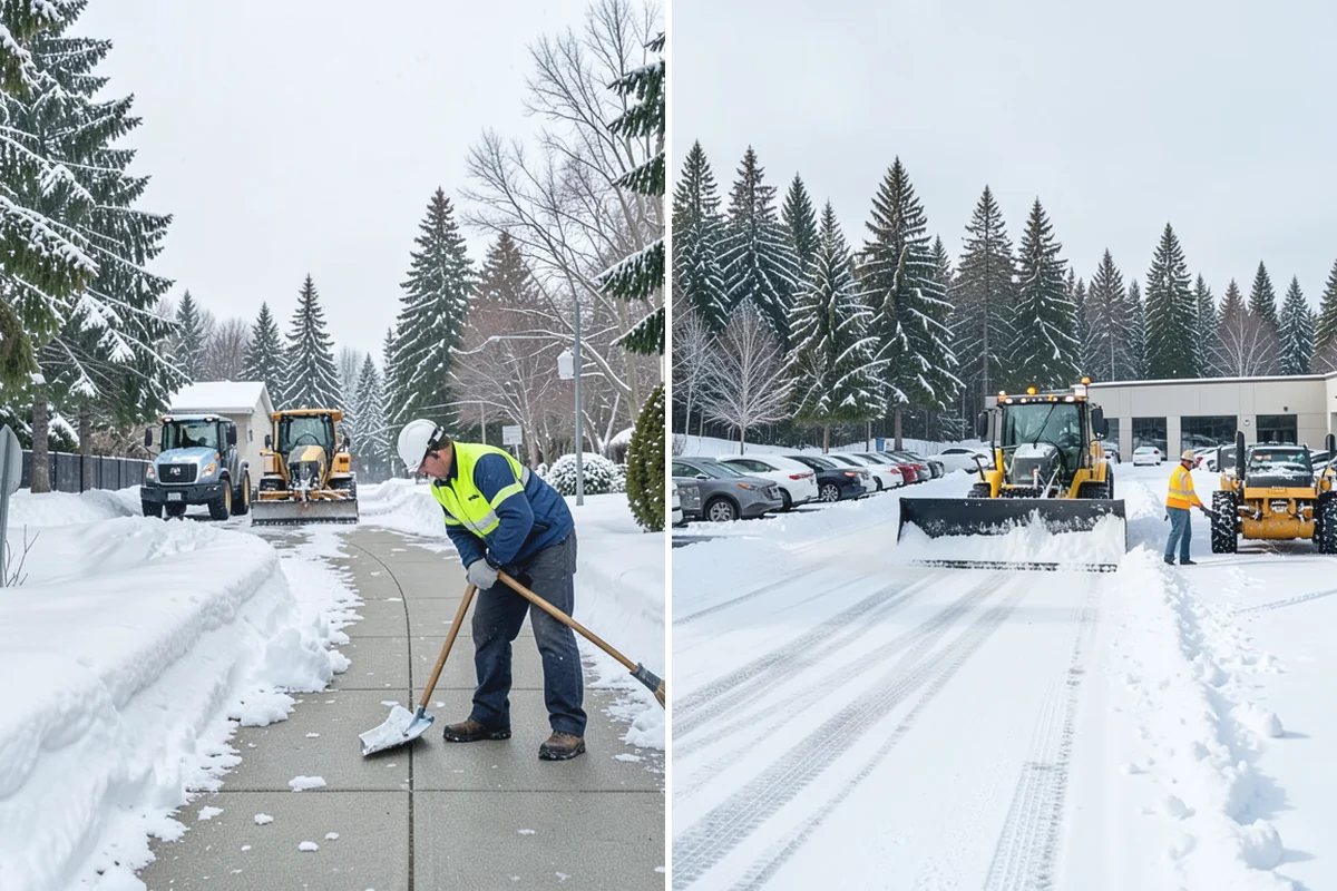 Snow Containment in Hamilton, Skagit County, WA - Map the site and pick containment zones