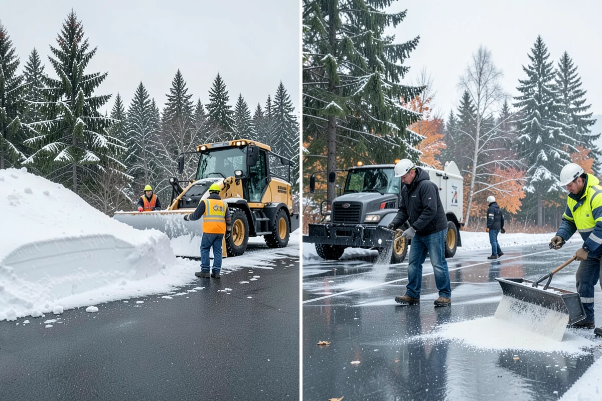 Snow Containment in Hunts Point, King County, WA - Map the site and pick containment zones