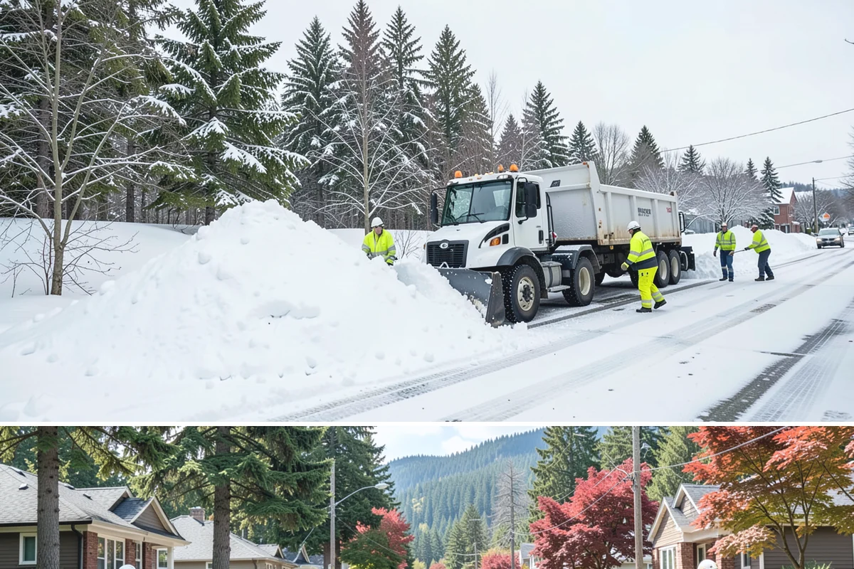 Snow Containment in Hunts Point, King County, WA - Snow containment is planned before winter and maintained through every storm so a property stays predictably clear all season.
