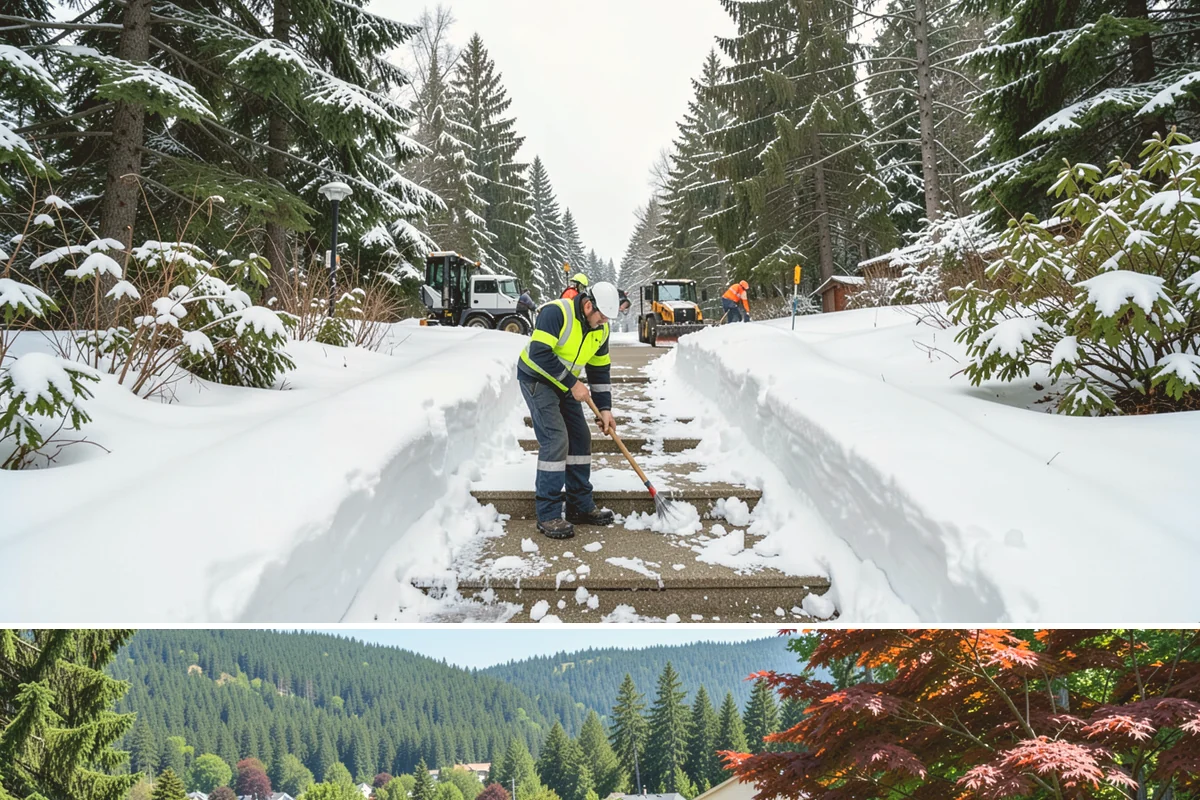 Snow Containment in Index, Snohomish County, WA - Snow containment is planned before winter and maintained through every storm so a property stays predictably clear all season.