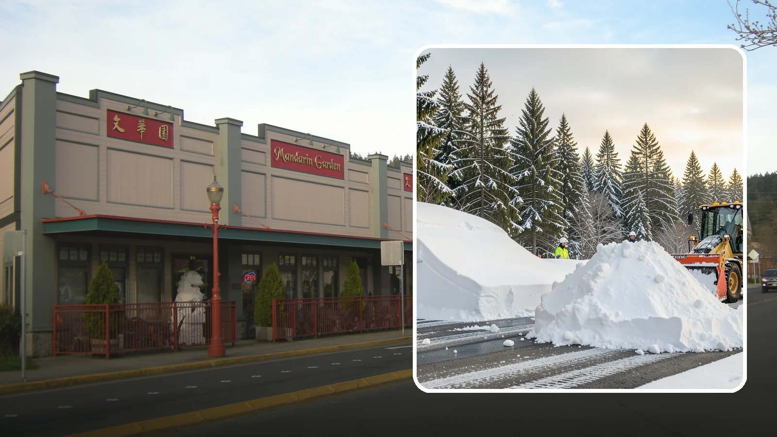 Snow Containment in Issaquah, King County, WA - We contain snow within designated zones so it stays out of traffic areas and drains where intended.