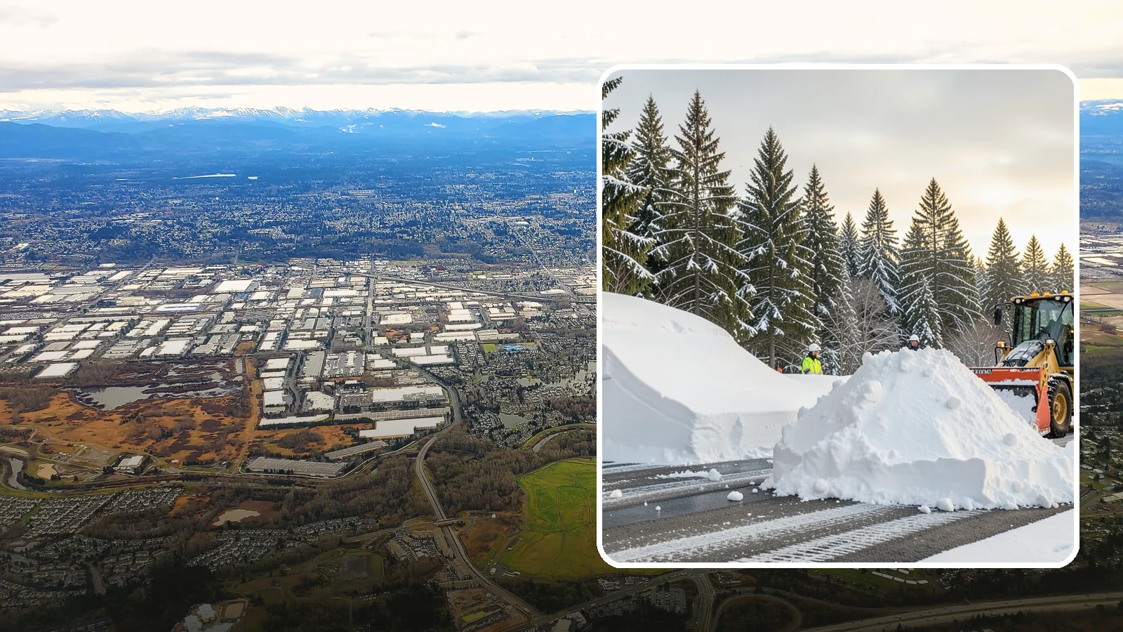 Snow Containment in Kent, King County, WA - We contain snow within designated zones so it stays out of traffic areas and drains where intended.
