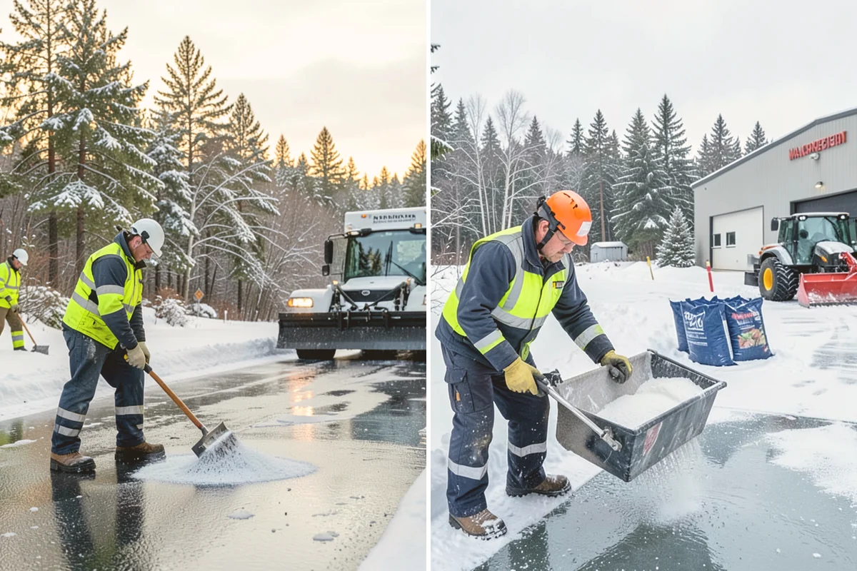 Snow Containment in Kent, King County, WA - Map the site and pick containment zones