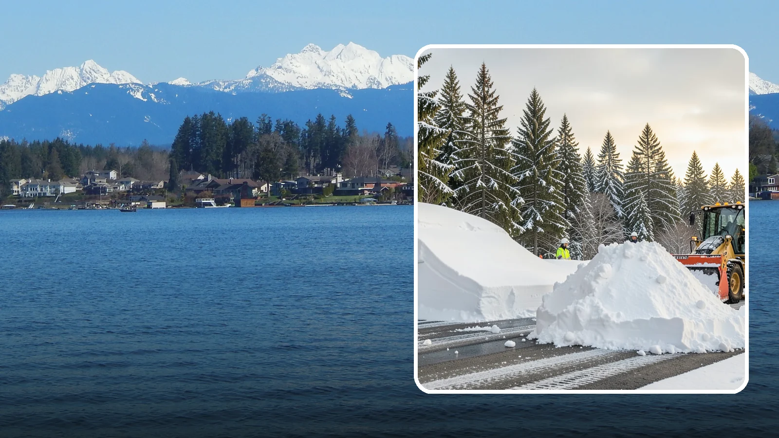 Snow Containment in Lake Stevens, Snohomish County, WA - We contain snow within designated zones so it stays out of traffic areas and drains where intended.