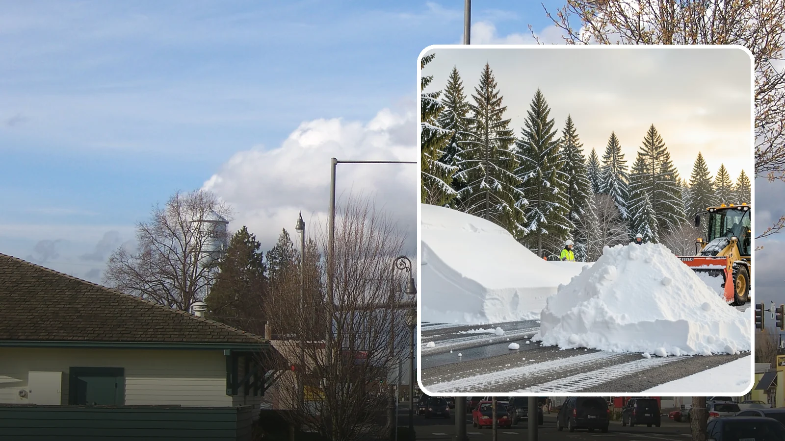 Snow Containment in Marysville, Snohomish County, WA - We contain snow within designated zones so it stays out of traffic areas and drains where intended.
