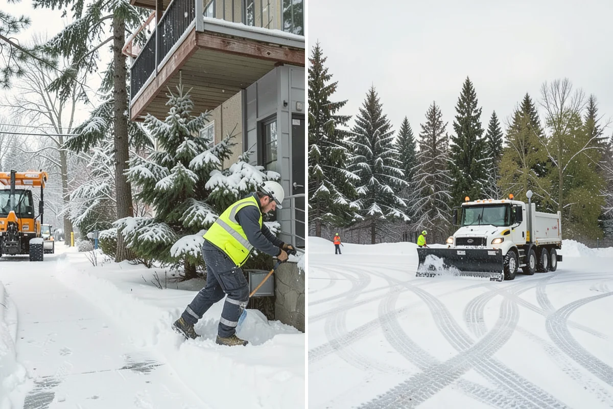 Snow Containment in Mount Vernon, Skagit County, WA - Map the site and pick containment zones