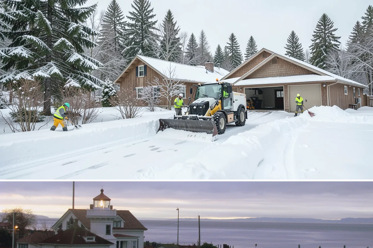 Snow Containment in Mukilteo, Snohomish County, WA - Snow containment is planned before winter and maintained through every storm so a property stays predictably clear all season.