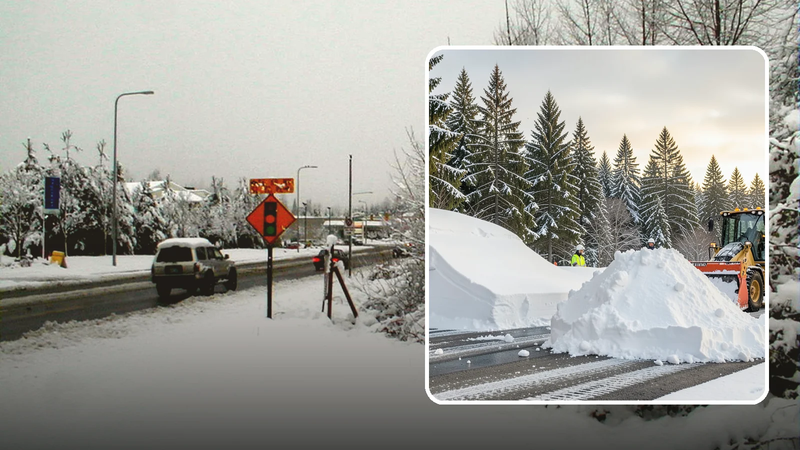 Snow Containment in Newcastle, King County, WA - We contain snow within designated zones so it stays out of traffic areas and drains where intended.