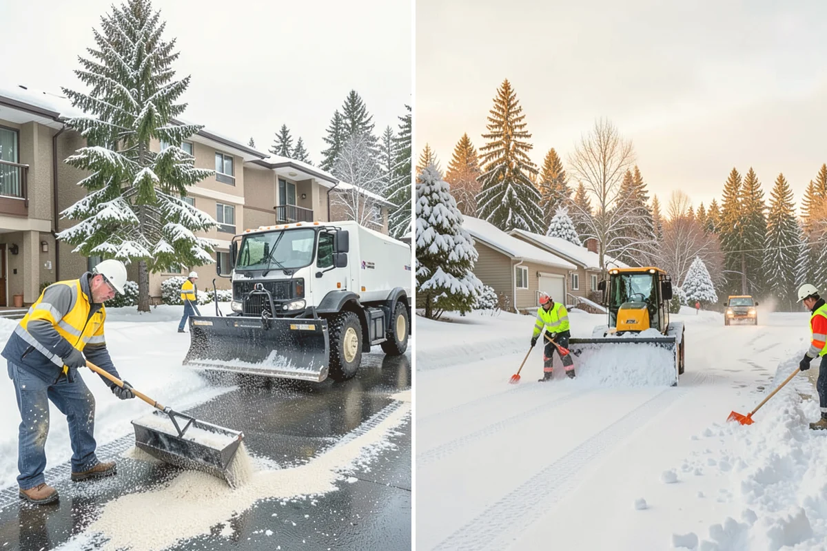 Snow Containment in Newcastle, King County, WA - Map the site and pick containment zones