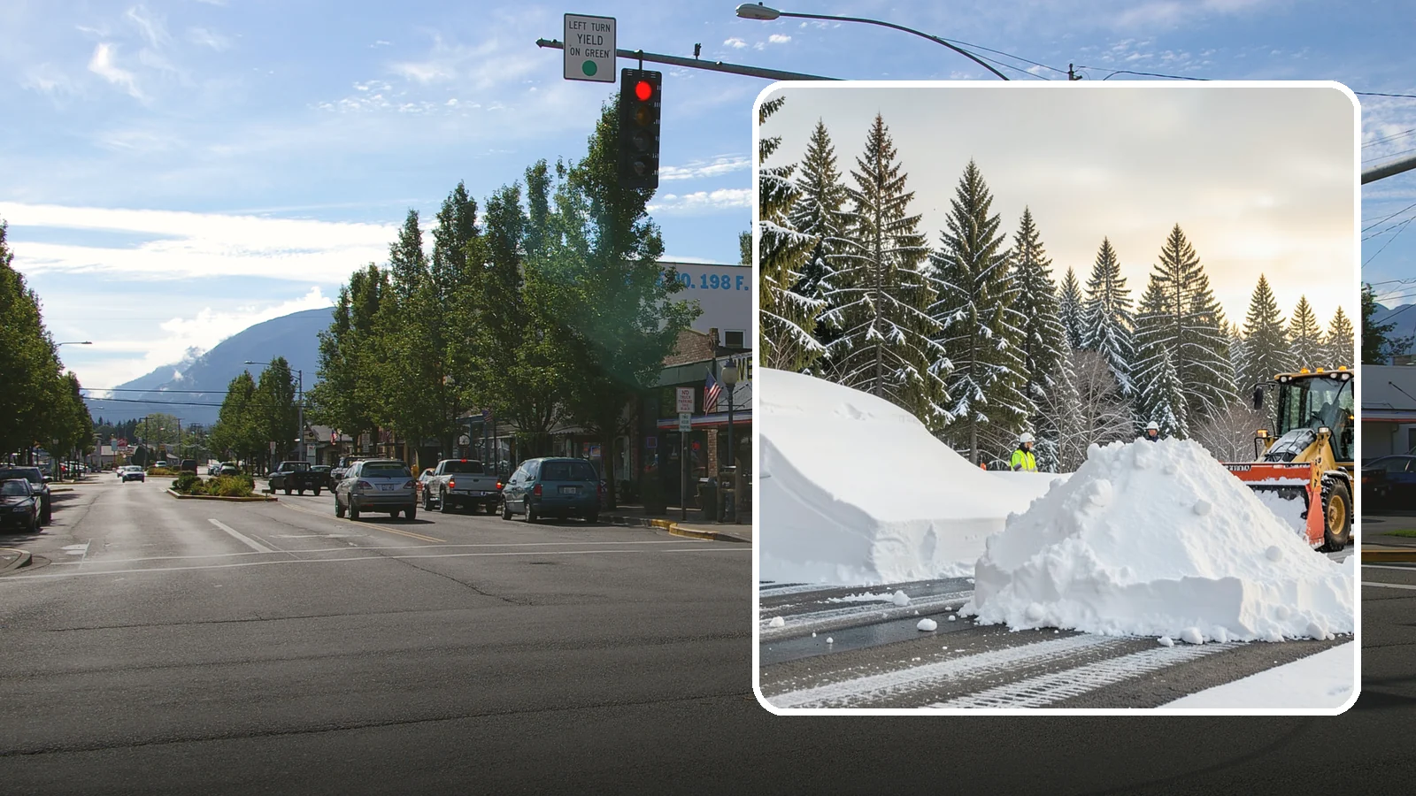 Snow Containment in North Bend, King County, WA - We contain snow within designated zones so it stays out of traffic areas and drains where intended.