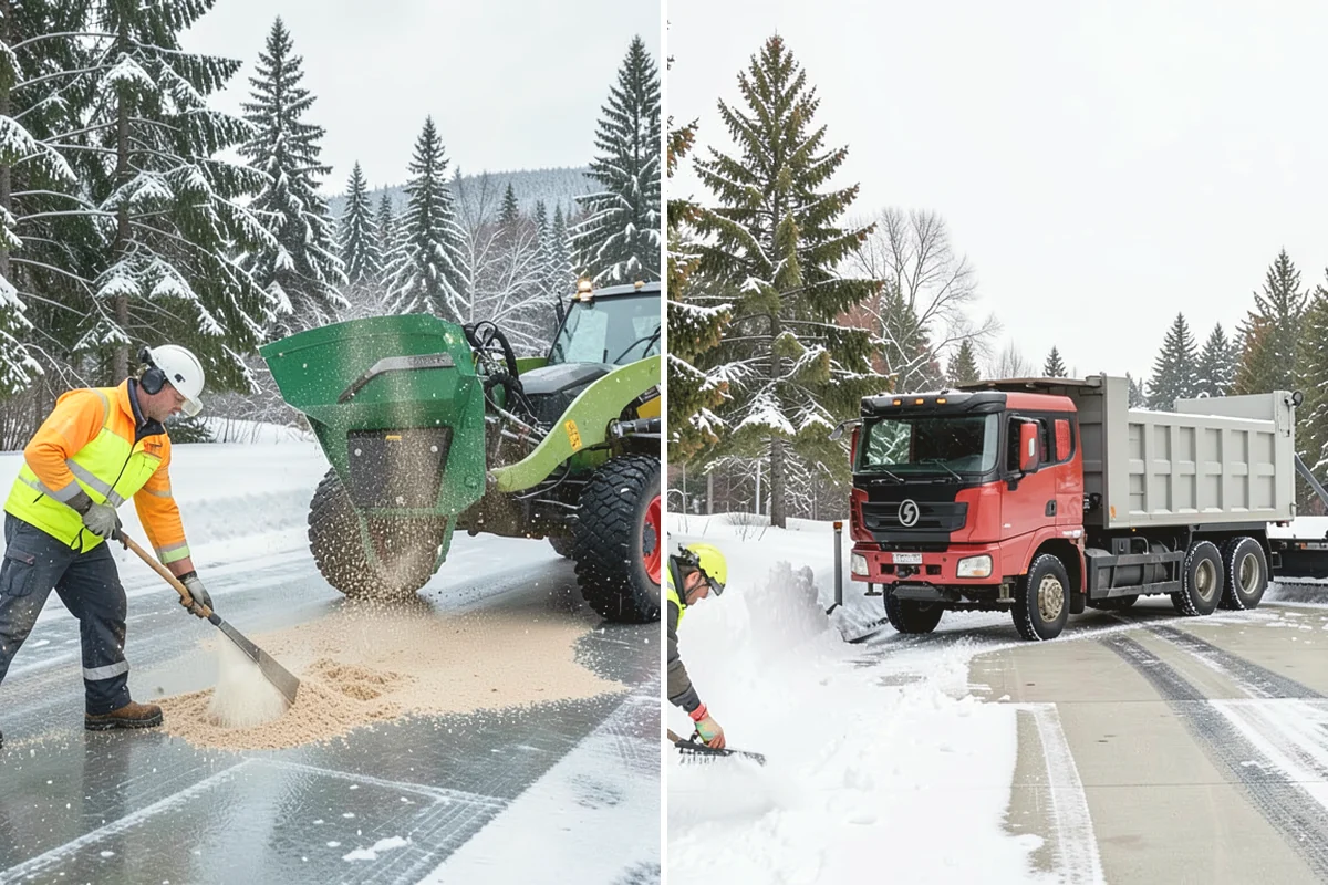 Snow Containment in Oak Harbor, Island County, WA - Map the site and pick containment zones