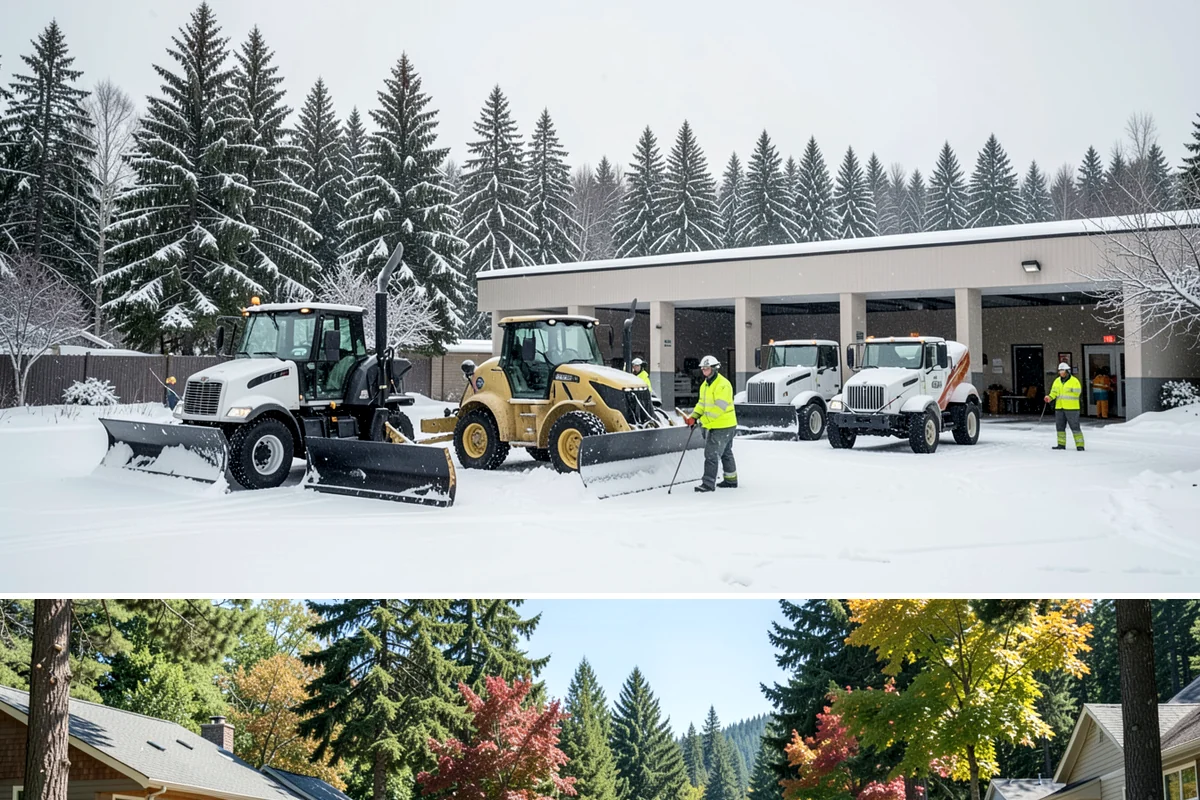 Snow Containment in Orting, Pierce County, WA - Snow containment is planned before winter and maintained through every storm so a property stays predictably clear all season.