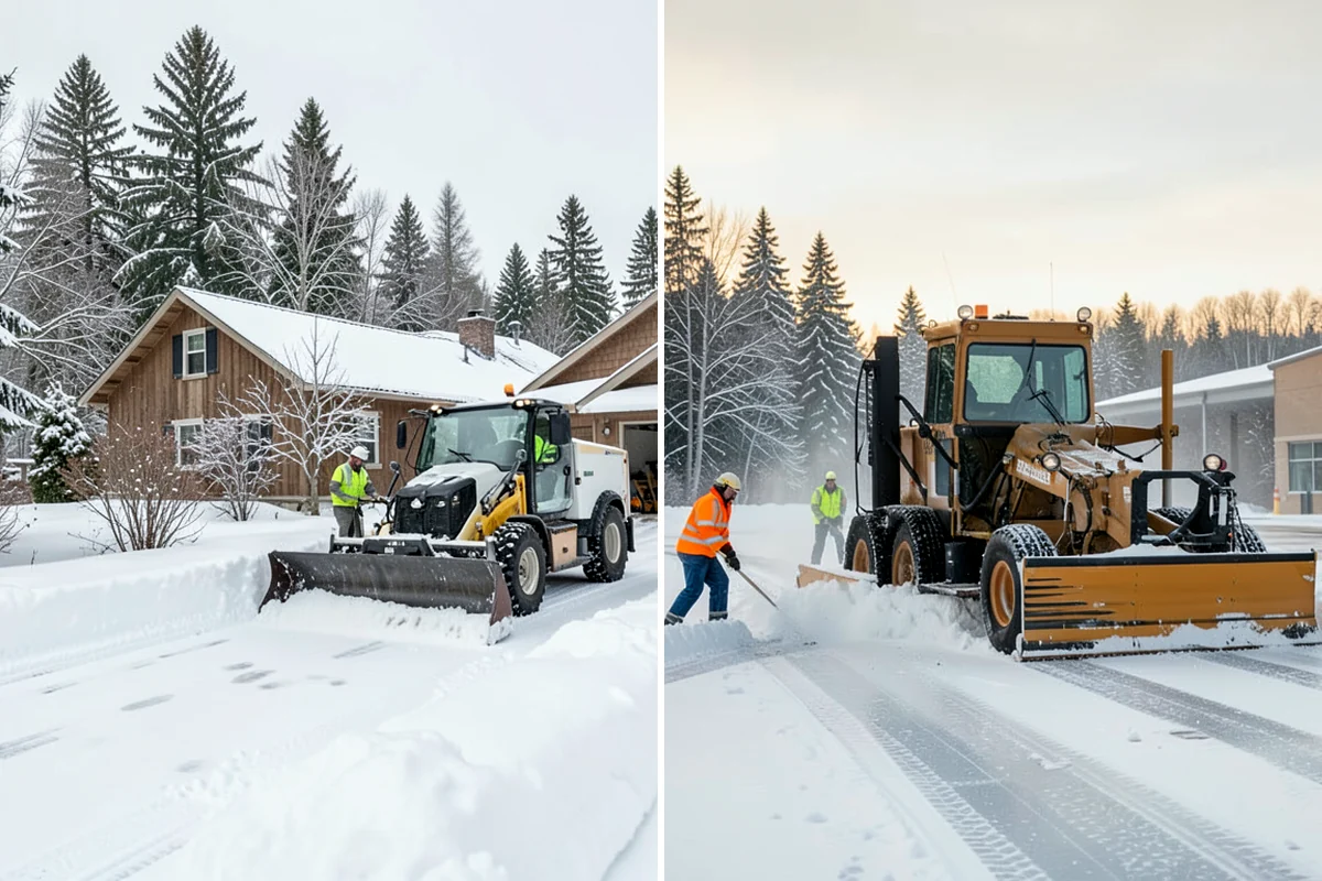 Snow Containment in Pacific, King County, WA - Map the site and pick containment zones