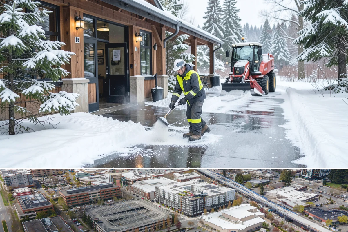 Snow Containment in Redmond, King County, WA - Snow containment is planned before winter and maintained through every storm so a property stays predictably clear all season.