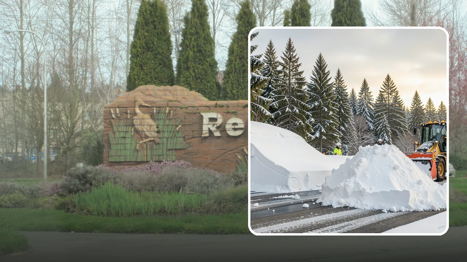 Snow Containment in Renton, King County, WA - We contain snow within designated zones so it stays out of traffic areas and drains where intended.