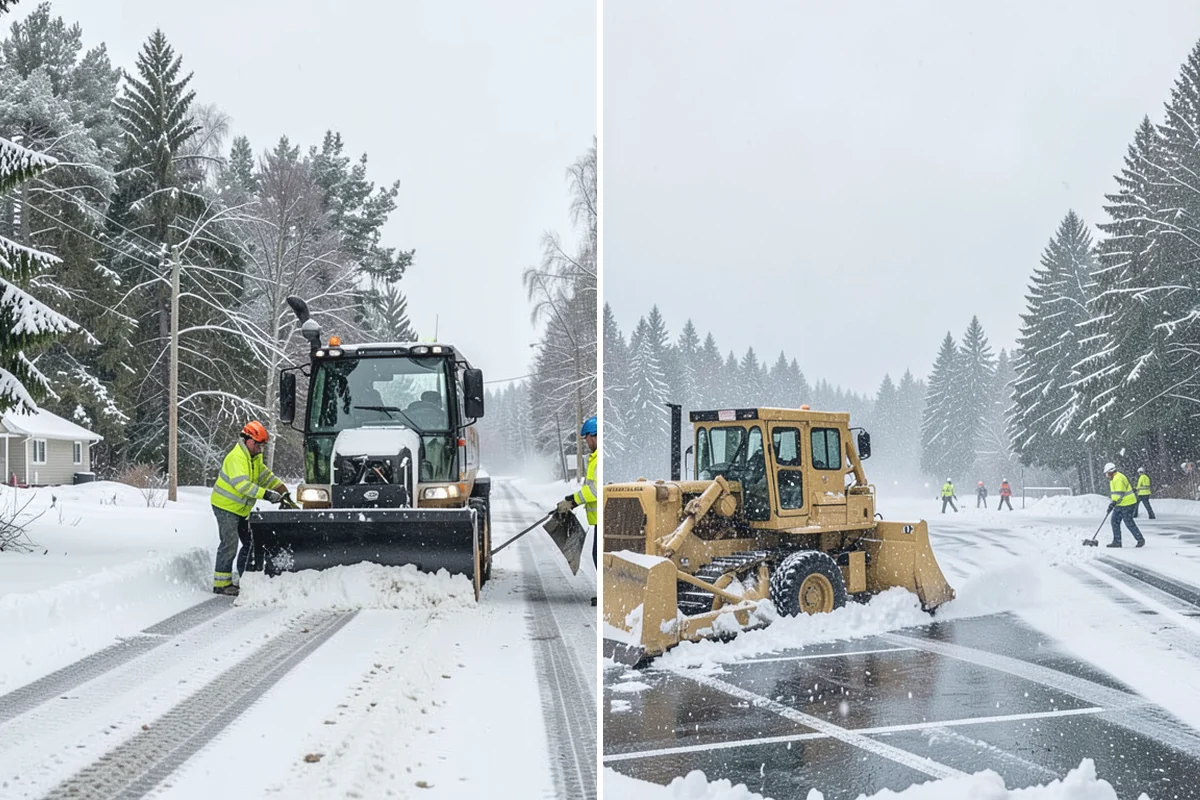 Snow Containment in Renton, King County, WA - Map the site and pick containment zones