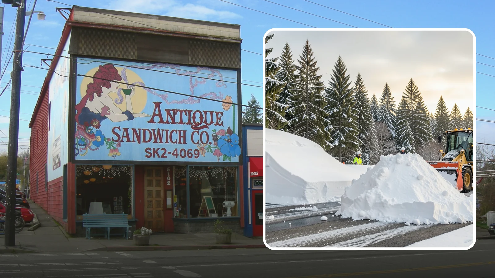 Snow Containment in Ruston, Pierce County, WA - We contain snow within designated zones so it stays out of traffic areas and drains where intended.