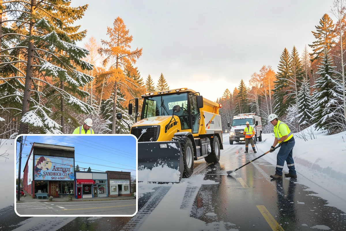 Snow Containment in Ruston, Pierce County, WA - Keeps snow out of traffic and access areas