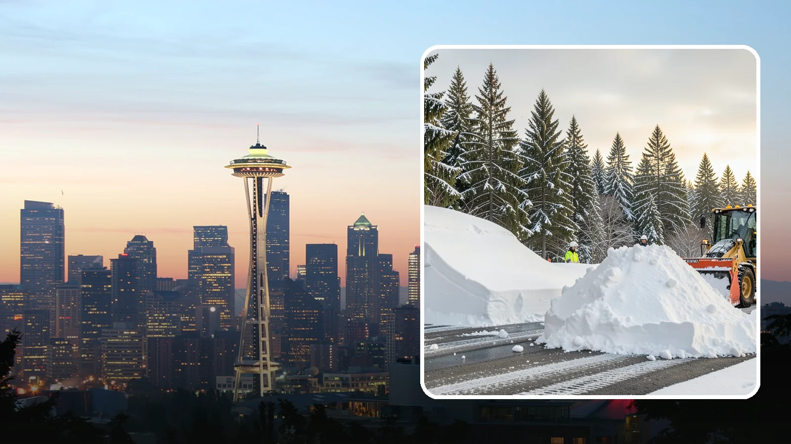 Snow Containment in Seattle, King County, WA - We contain snow within designated zones so it stays out of traffic areas and drains where intended.