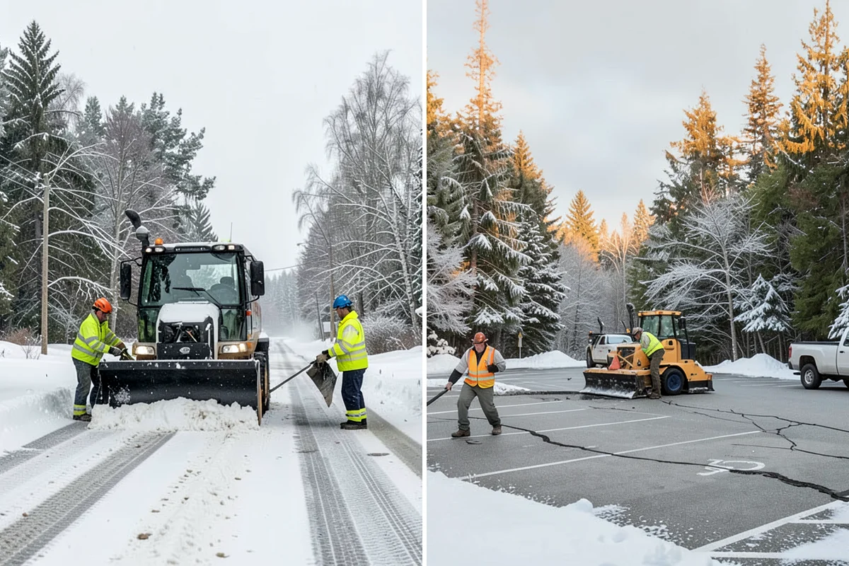 Snow Containment in Seattle, King County, WA - Map the site and pick containment zones