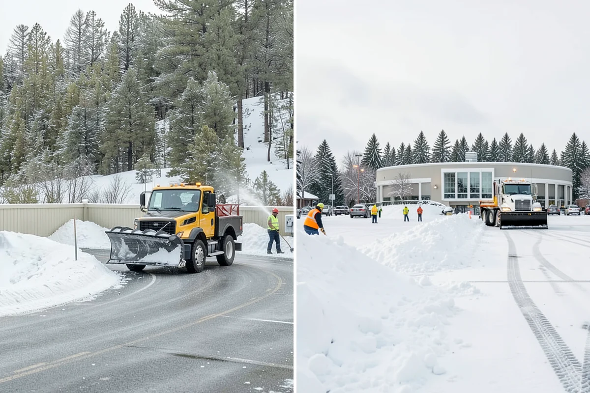 Snow Containment in Sedro-Woolley, Skagit County, WA - Map the site and pick containment zones